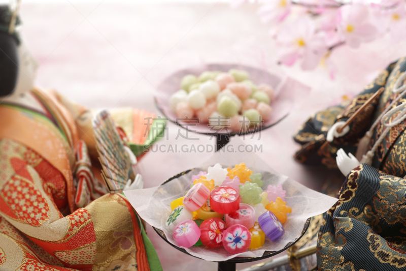 传统,日本,传统节日,事件,糖果店,彩色背景,橙色,皱霰,糖果,甜食