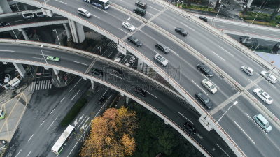 南浦大桥,上海,航拍视角,高视角,陆用车,十字路口,都市风景,多车道公路,现代,建筑业