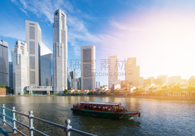都市风景,新加坡市,城市天际线,市区,夜晚,市区路,旅行者,滨水,新加坡河,著名景点