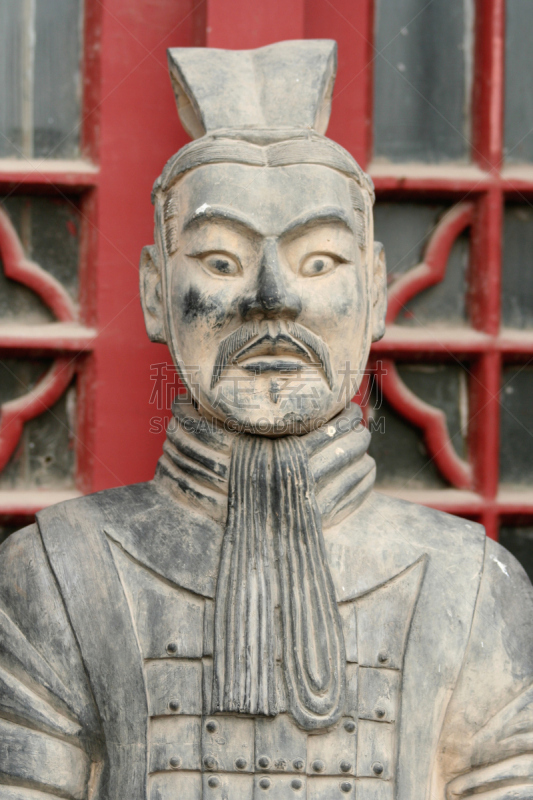 雕塑,西安,垂直画幅,正面视角,纪念碑,古代文明,艺术,古老的,艺术品