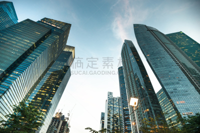 新加坡市,城市天际线,市区,夜晚,游艇码头,滨海湾 ,未来,水平画幅,新加坡,无人