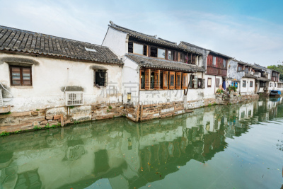 远古的,风景,苏州,周庄,乌镇,古董,园林,河流,运河,户外