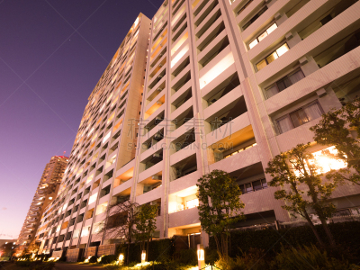 公寓,摩天大楼,夜晚,房地产,建筑外部,东京,房屋,温馨家园,风景,黄昏