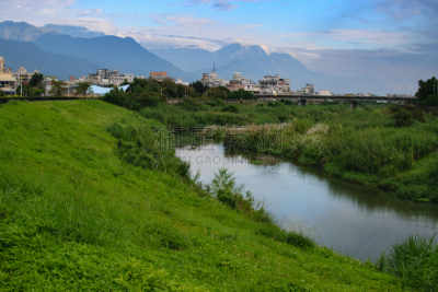 小路,慢跑,花莲,河流,著名景点,休闲活动,户外,九份,旅行者,建筑