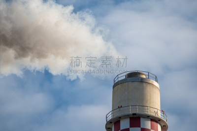 烟囱,吸烟问题,代表,特写,温室气体,环境,云,环境保护,浓烟