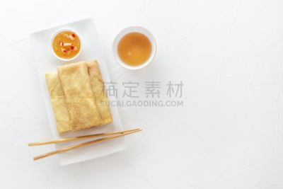 传统,食品,小吃,盘子,玉米粉圆饼,白色背景,点心,蔬菜,清新,中国食品