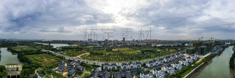 公园,湖,湿地,东莞,广东省,传统,草坪,环境,云,草
