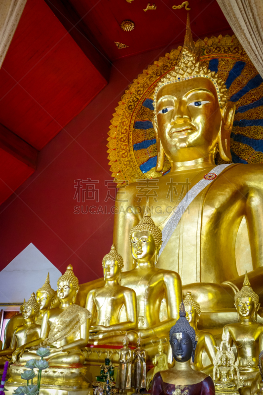 帕辛寺,泰国,佛,清迈省,寺庙,传统,公园,禅宗,著名景点,户外