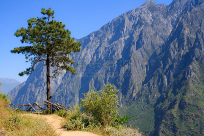 风景,虎跳峡,金沙河,丽江,自然,褐色,悬崖,沟壑,水平画幅,山