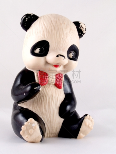 熊猫,橡胶,垂直画幅,可爱的,符号,古老的,白人,黑色,游乐场