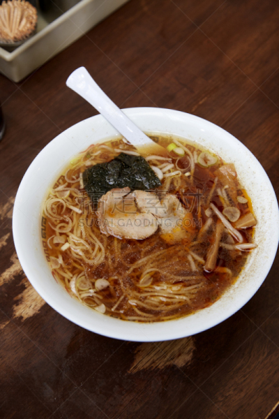 日本,面条,桌子,美味,肉片,烤猪肉,味噌汤,传统,蔬菜,热