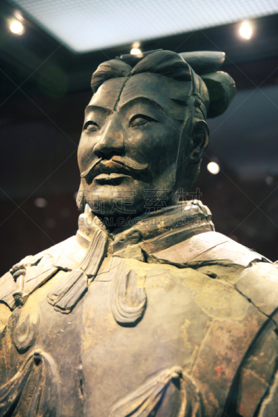 赤土陶器,勇士,秦朝,西安,陕西省,纪念碑,古老的,古典式,东亚