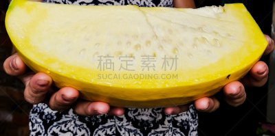 黄色,南瓜,手,横截面,西葫芦,传统,蔬菜,十月,清新,自然界的状态