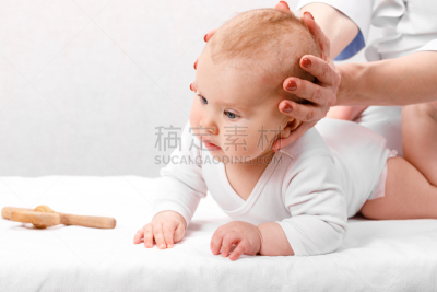 婴儿,人的头部,颈,药,小的,婴儿期,健康保健,图像处理,女婴
