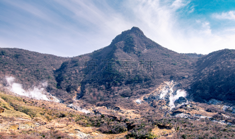 箱根园,硫磺,山,热,食品,空中缆车,环境,火山岩,煮食,著名景点