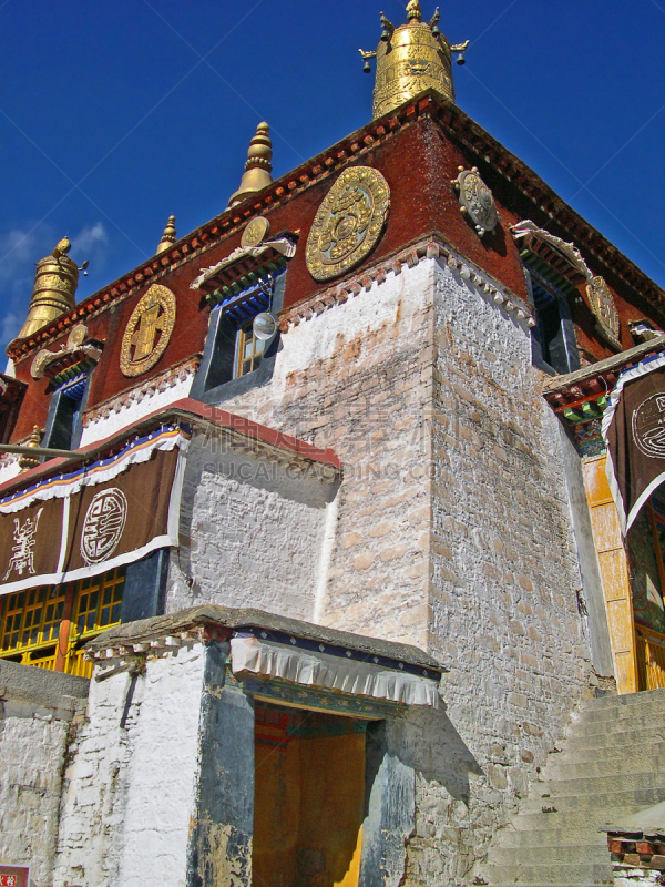 哲蚌寺,大特写,寺庙,传教士,垂直画幅,纪念碑,灵性,古董,古典式,东亚