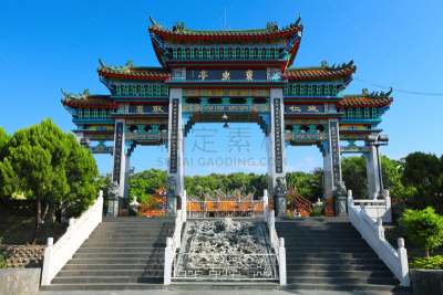 寺庙,纪念碑,灵性,古董,艺术,灯笼,水平画幅,墙,夜晚,无人