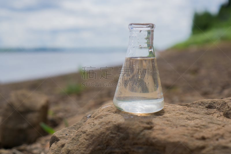 水,湖,化学制品,河流,烧瓶,背景聚焦,化学课,装管,科学实验,纯净