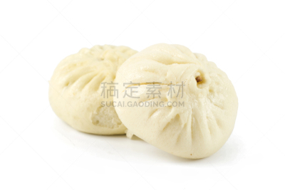 白色背景,中式小笼包,分离着色,饮食,水平画幅,素食,无人,有机食品,生食,素汉堡