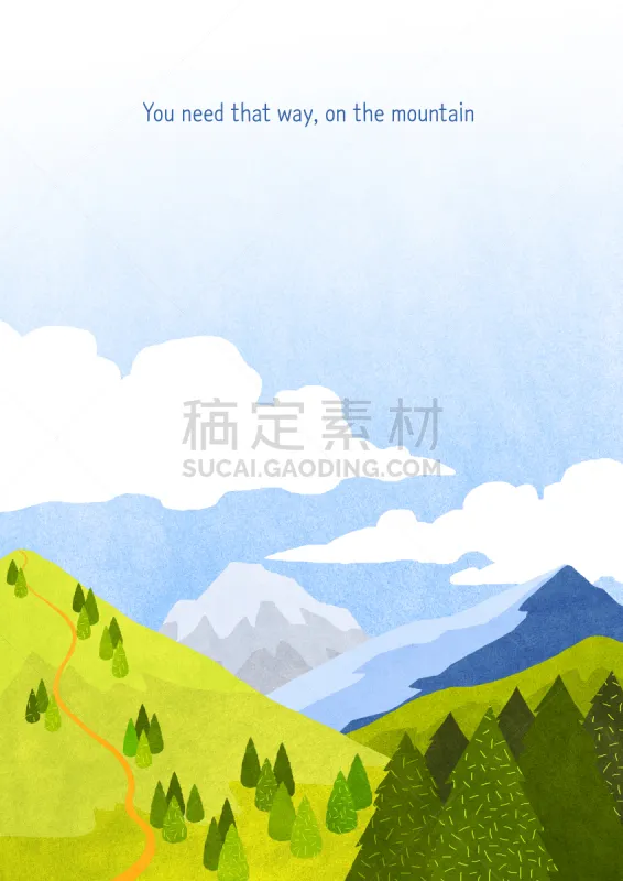 风景插画 插图画法 草原 风景 春天 山 自然 季节 植物 背景图片素材下载 稿定素材 风景插画 插图画法 草原 风景 春天 山 自然 季节 植物 背景图片素材下载 稿定素材