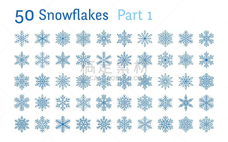 可爱的,贺卡,新年前夕,计算机图标,雪花,蓝色,分离着色,下雪