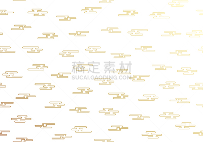 云,黄金,四方连续纹样,高雅,华丽的,云景,简单,复古风格,现代,中国