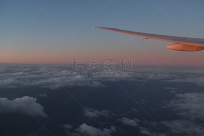 云,飞机,窗户,天空,机翼,自然美,戏剧性的天空,在下面,看风景,日落