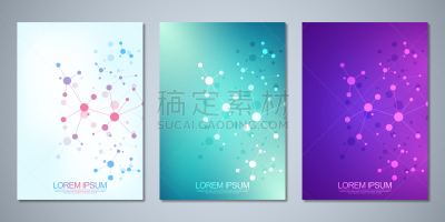 模板,概念,矢量,式样,传单,分子,背景,小册子,书,抽象