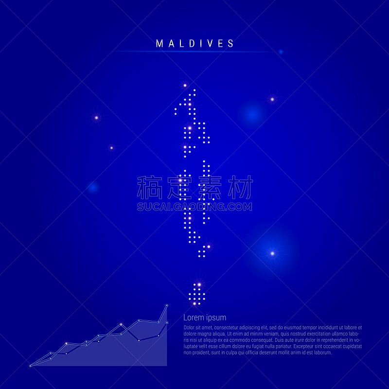 太空,矢量,背景,马尔代夫,绘画插图,斑点,深蓝,发光,照亮