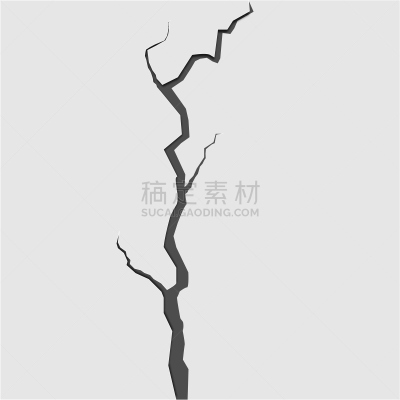 平视角,破碎的,矢量,白色背景,分离着色,风险,线条,背景分离,环境,坏掉的