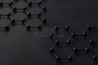 分子结构,脱氧核糖核酸,六边形,抽象,黑色背景,螺旋,科技,转基因,药,纳米技术