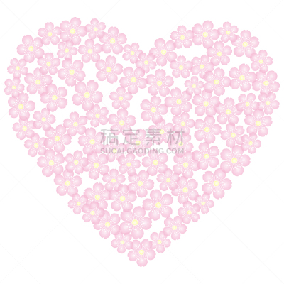 桜の花 背景素材 フレーム コースター イラスト ベクター