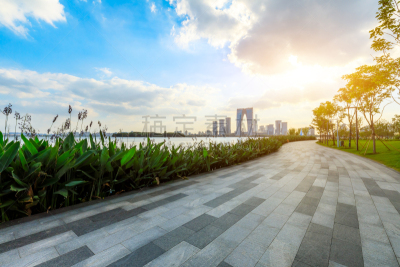 地形,城市天际线,苏州,空的,室内地面,日落