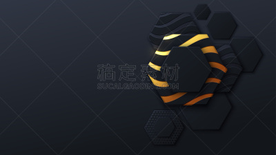 现代,黄金,六边形,黑色,几何学,蜘蛛网,瓷砖,式样,覆盖