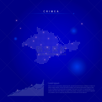 克里米亚,背景,绘画插图,斑点,太空,矢量,深蓝,发光,照亮