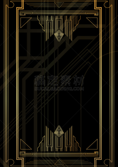 几何形状,华贵,art deco风格,背景,1920年-1929年,贺卡,传单,边框,罗马尼亚