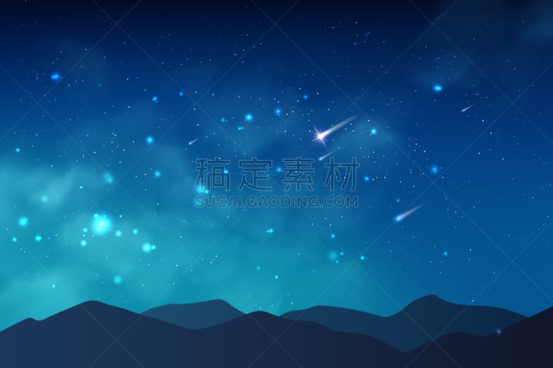 太空,星星,背景,星云,山脉,星尘,写实,照亮