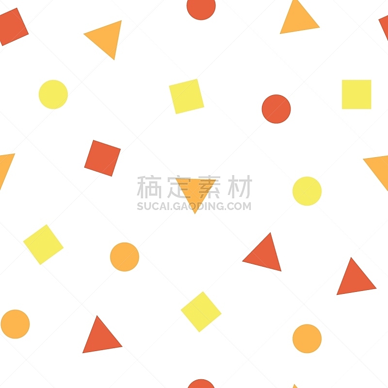 四方连续纹样,圆形,三角形,正方形,几何形状,纺织品,橙色,壁纸,装饰物,儿童