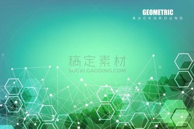 技术,矢量,健康保健,几何形状,全球通讯,分子,背景,绘画插图,科学,抽象