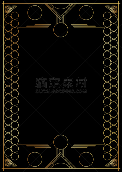 几何形状,华贵,背景,Art Deco风格