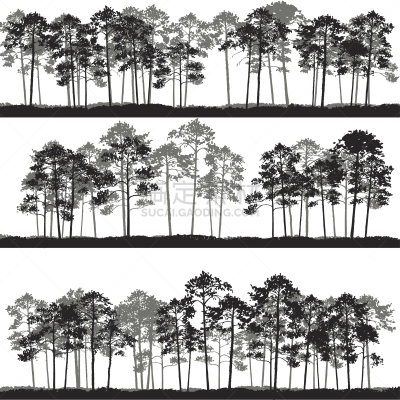 矢量,地形,松树,小树林,环保人士,铅笔画,植物园,农业,简单,枝繁叶茂
