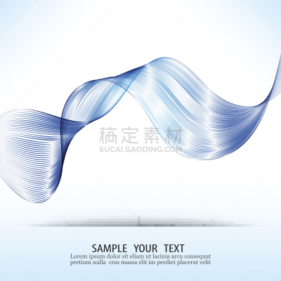 烟,波浪,透明,蓝色,抽象,设计元素,喷射机车,四元素,水,绘画插图