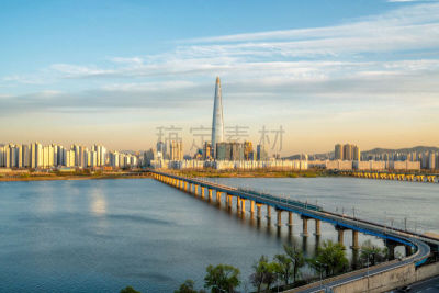 商务,韩国,天空,城市,都市风景,城市天际线,首尔,市区,航拍视角,汉江