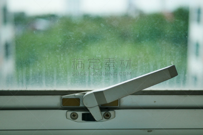 把手,特写,窗户,窗台,窗插销,百叶窗,安全,现代,窗座
