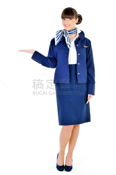 机舱乘务员,青年人,自然美,幸福,制服,垂直画幅,快乐,问候,协助