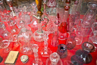 古董,橱窗展示,玻璃杯,美,零售展示,水平画幅,无人,古老的,古典式,架子