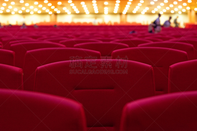 成一排,座位,红色,研究会,水平画幅,无人,椅子,商务研讨会,商务会议,会议中心