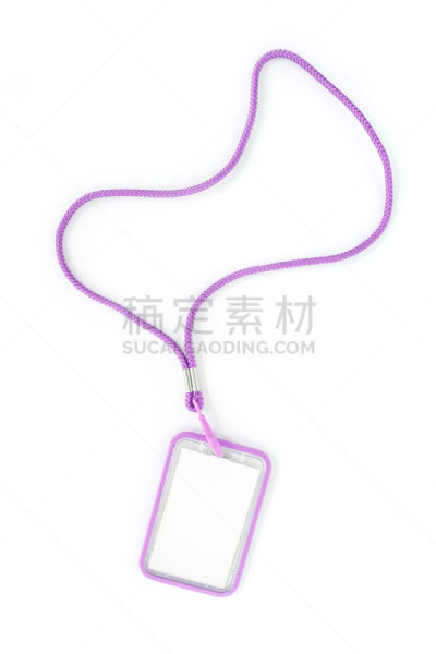 证章,空白的,紫色,项链,白色背景,会议中心,商务,安全,贺卡,易接近性