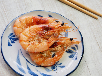 虾,东方食品,水平画幅,形状,韩国食物,传统,古老的,海产,健康,油煎虾面