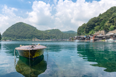 国际网工程备忘录,房屋,天空,京都府,城镇景观,宫津湾内,度假胜地,水平画幅,无人,海港